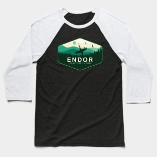 Endor Sanctuary Moon Baseball T-Shirt